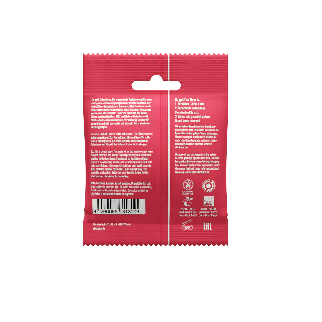 Zahnputztabletten Strawberry (125 Stück)