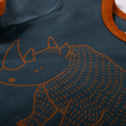 T-Shirt von Müsli mit Rhino Print